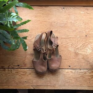Sandgrens Swedish wood clogs